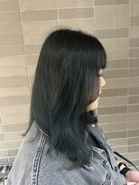 オーガニックマインド 坂戸 鶴ヶ島(organic+mind)&nbsp;大人可愛い◎秋ミディアムブルーグレージュ艶髪