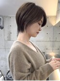 髪質改善ダブルカラーレイヤーボブインナーカラーハイライト