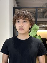 ノブレス ノアール(NOBLESSE NOIR) 【メンズ】波巻きパーマ/マッシュウルフ