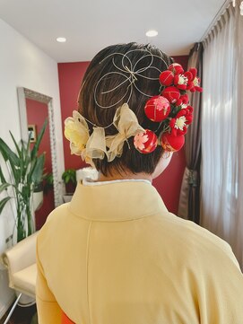 ペイジヘアー(paige hair) 卒業式ヘア/ショートヘアアレンジ