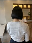 切りっぱなしボブ