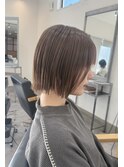 髪質改善カラー×ボブ