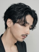 フィフス 大分(fifth)&nbsp;大分メンズパーマルーズパーマシャドウパーマセンターパート緩め