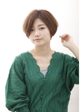 ザイオン トウキョウ(ZION tokyo) ベージュ　ひし形シルエット　ショートスタイル