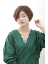 ザイオン トウキョウ(ZION tokyo) ベージュ ひし形シルエット ショートスタイル