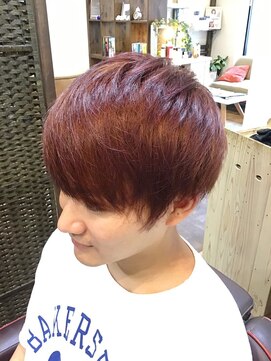 ヘアースペースシャルム (HAIR SPACE Charme) Ｗカラー　ピンクヴァイオレット　マッシュ♪