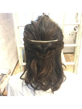 ヘアリゾートエーアイ 浅草店(hair resort Ai) ハーフアップ