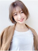 [K-two青山]ワンカールでできるセット簡単！大人ショートボブ
