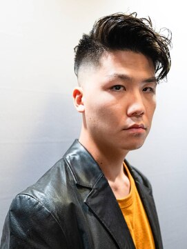 ヒロギンザ 六本木店(HIRO GINZA) スキンフェードサイドバックスパイラルパーマ