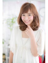 ヘアアンドビューティー ミック(Hair & Beauty miq) メルティカラーのモテくびれヘア☆くせ毛風ふわミディa