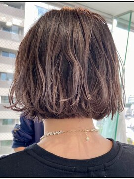 ワク(WAKU) mihostyleNO.12オリーブベージュ　デザインカラー　ウェットヘア