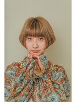 イーストハムネオ(EAST HAM NEO)&nbsp;マッシュ系ショートボブ×ハイトーンベージュ