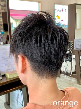 オレンジ(orange) 【orange大分賀来】メンズツーブロックマッシュスタイル
