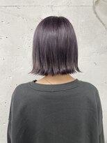 ヘアアトリエコモノ(hair l'atelier KoMoNo) 【1bleach】色落ち最強！パープルシルバー！