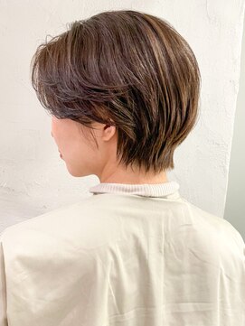 アイティーバイアルバム 松戸店(IT by ALBUM) ハンサムショート_ミニウルフテラコッタくすみブルー_ba327312