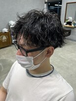 リット×ベリエ(Lit.×belier)&nbsp;ツーブロック/メンズマッシュ/波巻きスパイラルパーマ