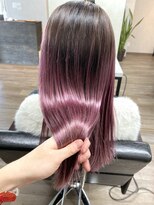 ヴィフ 大船(VIF)&nbsp;バイオレットピンク×バレイヤージュグラ(デザインカラー)