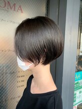 カット スペシャリティー クロマ(cut speciality CHROMA) 丸みショートボブ