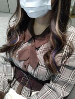 ニーナ ビューティーサロン(NINA Beauty Salon)&nbsp;プルエクステでインナーカラー