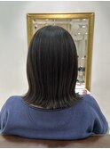 切りっぱなしボブ