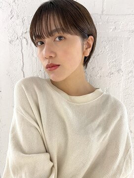 フィルムス 新宿(FILMS) 斜めバング/グレージュカラー/デザインカラー/シルキーベージュ