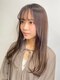 サロンドウィズ 本店 本八幡(Salon de With)の写真/髪に優しいケアカラー使用。頭皮にも安心♪明るめオシャレな白髪染めや白髪を活かす白髪ぼかしもOK