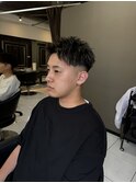 ジェットモヒカン　スウィングアップバング　フェードカット