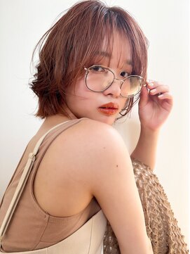 モアナ バイ ラナ 甚目寺店(MoanA BY LANA) 韓国風/透明感カラー/オリーブベージュ/ぱっつん前髪/小顔カット