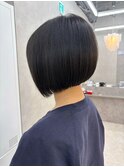 。ボブ。/イメチェンスタイル/ワイドバンク/ブルーブラック