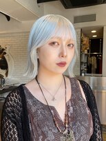 ダブミックス(DaB MIX)&nbsp;ホワイトブルーシアンカラーハイトーン水色寒色カラー