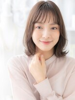 モッズヘア 越谷(mod's hair)&nbsp;グレージュシースルーバング小顔ウルフボブc6越谷20代30代40代