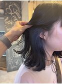 scene.【シーン】【池袋 西口徒歩3分】インナーカラーネイビー