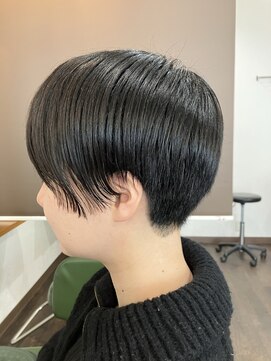 ルッソリベラ 池袋(Lusso libera) 刈り上げマッシュショート ハンサムショート 池袋/20代30代40代