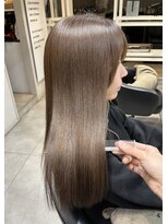 ディーエックス ウエスト(Dxxxx WEST)&nbsp;透明感ベージュカラー［韓国/顔周りカット/レイヤーカット］