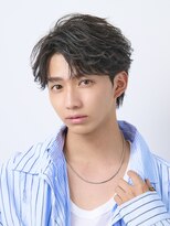 ネクストメンズ 表参道(NEXT men's)&nbsp;サーフカール/スパイキーショート/ブルーブラック/表参道