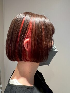 エミュー 大船店(emue) 大船駅デザインカラーインナーカラーケアブリーチカラーレイヤー