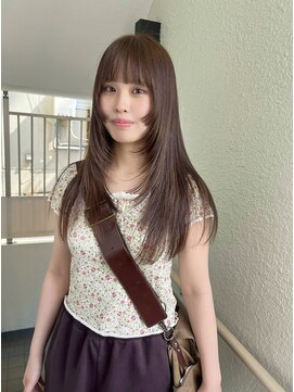 ローレンジウ(LOREN JU) ミディアムヘア/暗めカラー/グランマッシュ/名駅/レイヤーカット