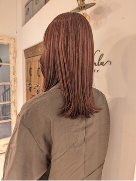 ナルヘアー 越谷(Nalu hair) オレンジ/アプリコット/髪質改善カラー