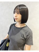 フォト イケブクロ(foto IKEBUKURO)&nbsp;ミディアム/ボブ/前髪カット/ブリーチなし×グレージュ[池袋]