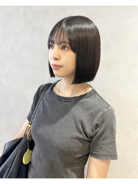 フォト イケブクロ(foto IKEBUKURO) ミディアム/ボブ/前髪カット/ブリーチなし×グレージュ[池袋]