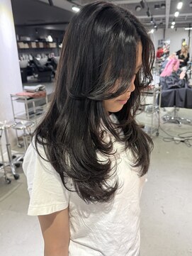 ゲームバイアランスミシー 心斎橋(GAME by Alan Smithee) dark brown×layer cut