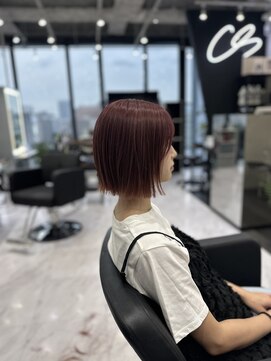 シーエスメイドバイシャチュー 栄店(CS made by SHACHU) ピンク/ボブ/顔まわり