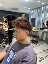 メンズサロン キング 心斎橋店(Men’s salon K!ng) ホワイトメッシュ/ツイスト/ツイスパ/パーマ/メンズ/眉毛/心斎橋