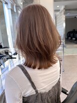 サンクプロジェクト(cinq PROJECT) 原宿韓国レイヤーミルクティーヘーゼルフォギーマロンベージュ