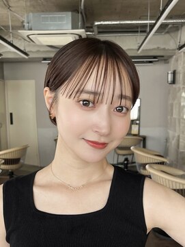 サンドイエナ 横浜店(sand yena) くびレイヤーボブルフネビージュ小顔ワンレンこなれミディ