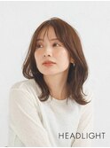 外ハネミディアム#小顔似合わせレイヤー#前髪#韓国#イメチェン