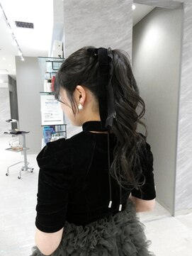 ルクス(Luxs) 結婚式ヘアセットポニー