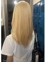 ナループロア ルームー(Nalu pu loa ROOMOO)&nbsp;ブリーチなしダブルカラー履歴から抜きっぱなしブロンド★KIRA