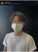 メンズ波巻きパーマ【プードルパーマ】