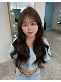 顔周りカット/前髪/韓国へア/髪質改善/熊本韓国/熊本／上通り